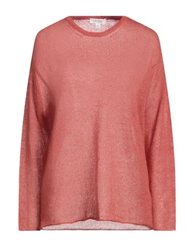 Crossley Woman Sweater Rust Size S Mohair Wool, Polyamide, Virgin Wool In Pink