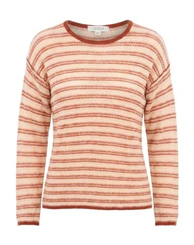 Crossley Woman Sweater Rust Size Xs Virgin Wool, Mohair Wool, Polyamide, Acrylic In Orange