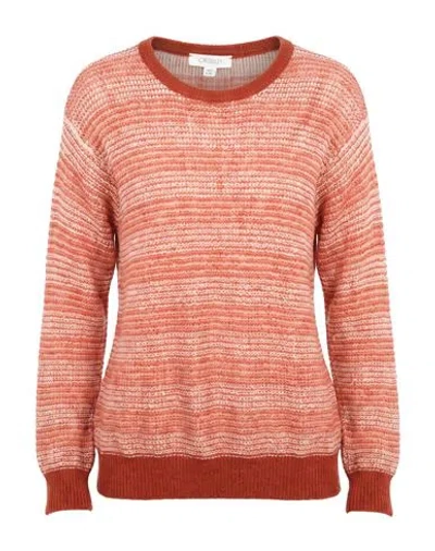 Crossley Woman Sweater Rust Size Xs Virgin Wool, Mohair Wool, Polyamide, Acrylic In Red
