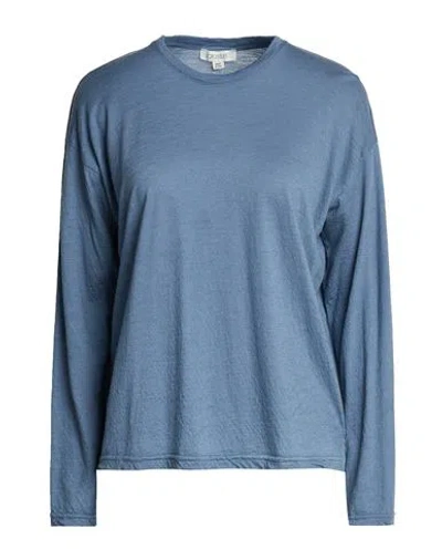 Crossley Woman Sweater Slate Blue Size Xs Virgin Wool