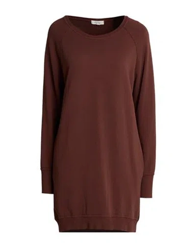 Crossley Woman Sweatshirt Brown Size Xs Cotton