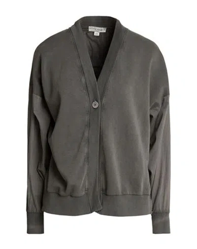 Crossley Woman Sweatshirt Charcoal Size Xs Cotton In Grey