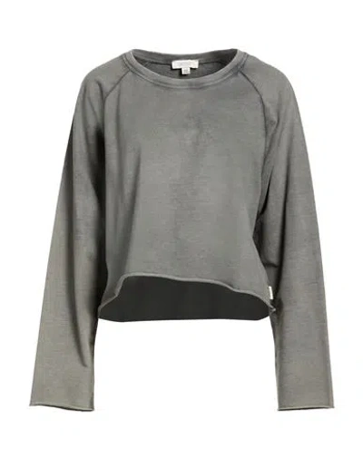 Crossley Woman Sweatshirt Grey Size L Cotton In Gray