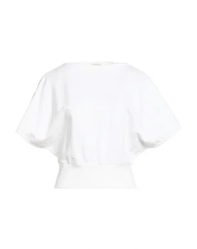 Crossley Woman Sweatshirt Ivory Size S Cotton In White