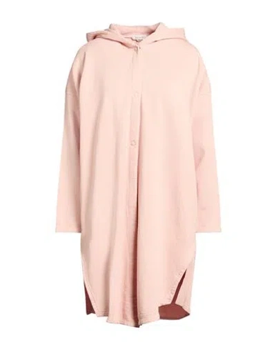 Crossley Woman Sweatshirt Light Pink Size S Cotton