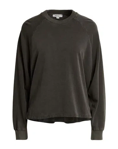 Crossley Woman Sweatshirt Military Green Size Xs Lycra, Cotton, Elastane