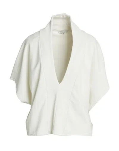 Crossley Woman Sweatshirt Off White Size S Cotton