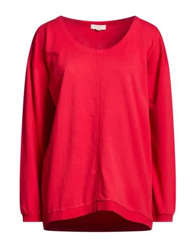 Crossley Woman Sweatshirt Red Size L Cotton