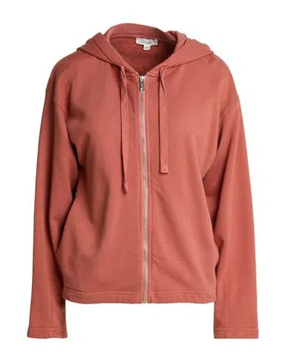 Crossley Woman Sweatshirt Rust Size Xs Cotton In Pink