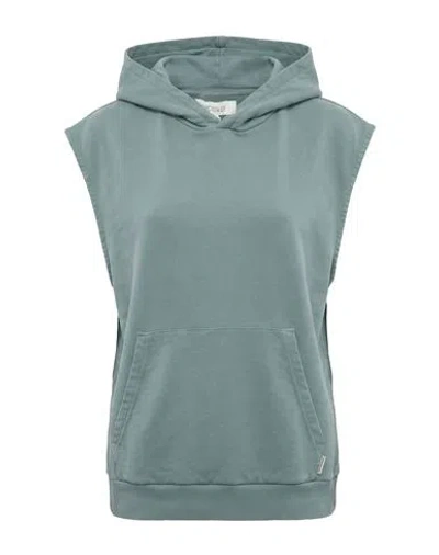 Crossley Woman Sweatshirt Sage Green Size Xs Cotton