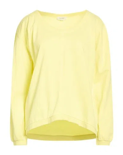 Crossley Woman Sweatshirt Yellow Size S Cotton