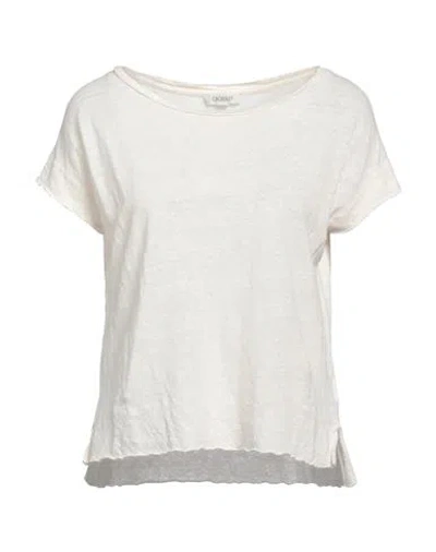 Crossley Woman T-shirt Beige Size L Linen