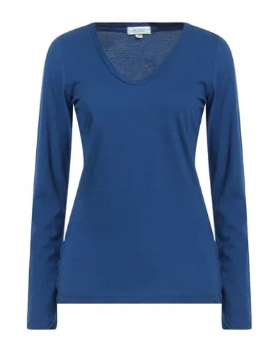 Crossley Woman T-shirt Blue Size M Cotton