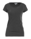 Crossley Woman T-shirt Charcoal Size M Cotton In Gray