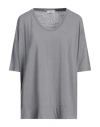 Crossley Woman T-shirt Grey Size L Linen