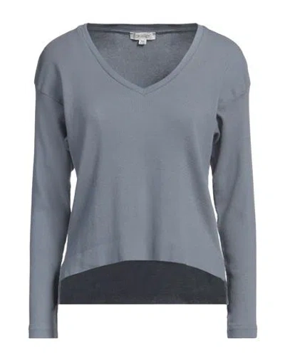 Crossley Woman T-shirt Grey Size S Cotton, Elastane