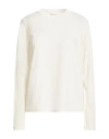 Crossley Woman T-shirt Ivory Size L Cotton, Cashmere In White