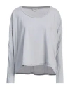 Crossley Woman T-shirt Light Grey Size L Cotton