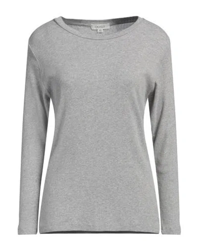 Crossley Woman T-shirt Light Grey Size Xs Cotton, Elastane