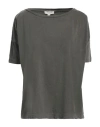 Crossley Woman T-shirt Military Green Size L Cotton