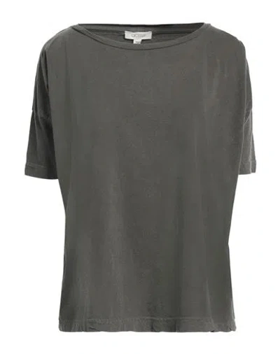 Crossley Woman T-shirt Military Green Size L Cotton
