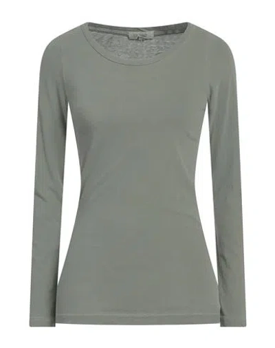 Crossley Woman T-shirt Military Green Size S Cotton
