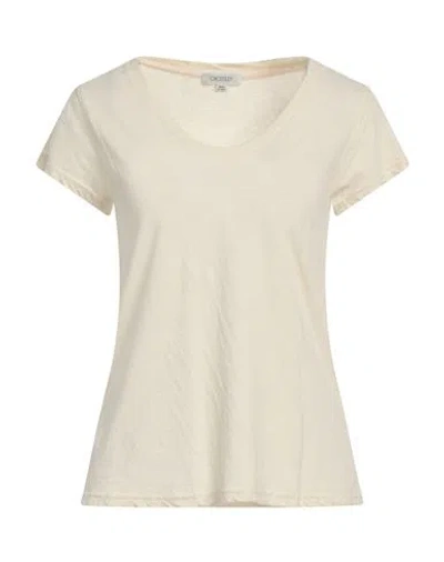 Crossley Woman T-shirt Pastel Yellow Size Xs Cotton, Linen