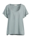 Crossley Woman T-shirt Sage Green Size S Cotton In Sage Green