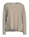 Crossley Woman T-shirt Sand Size L Linen In Beige