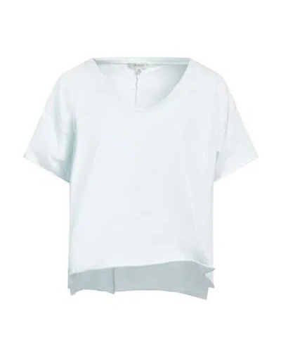 Crossley Woman T-shirt Sky Blue Size S Cotton