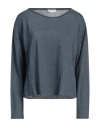 Crossley Woman T-shirt Slate Blue Size L Linen