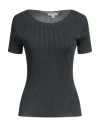 Crossley Woman T-shirt Steel Grey Size L Cotton In Grey