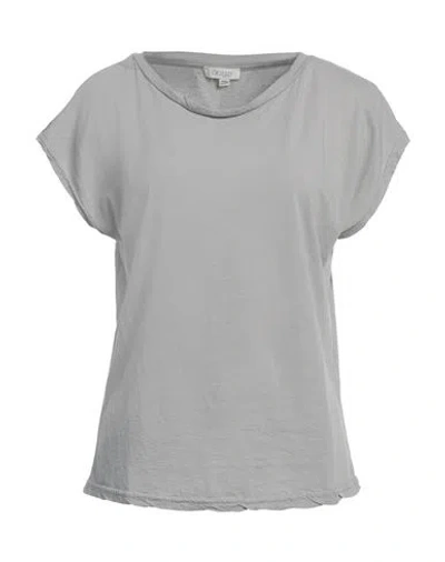 Crossley Woman T-shirt Taupe Size S Cotton In Grey
