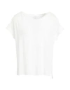 Crossley Woman T-shirt White Size L Linen