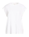 Crossley Woman T-shirt White Size M Cotton In White