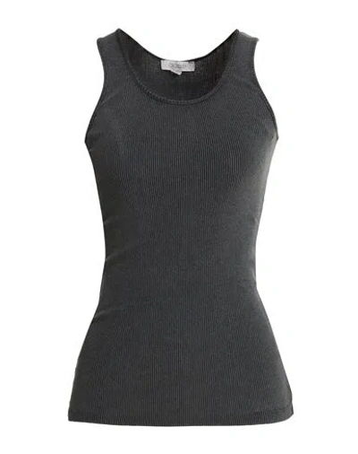 Crossley Woman Tank Top Lead Size S Cotton In Grey