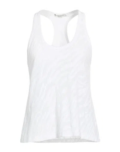 Crossley Woman Tank Top White Size Xs Cotton, Linen, Polyamide
