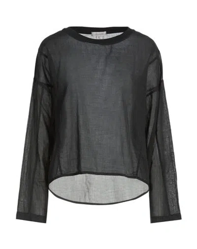 Crossley Woman Top Black Size S Cotton