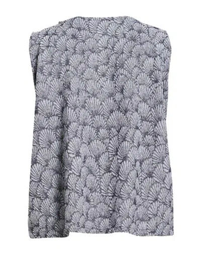 Crossley Woman Top Grey Size S Cotton, Recycled Cotton In Multi