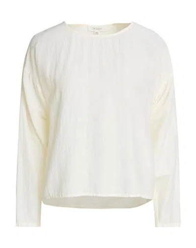Crossley Woman Top Ivory Size Xs Silk, Wool In White