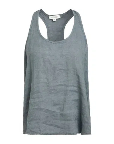 Crossley Woman Top Lead Size M Linen In Grey