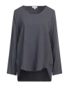 Crossley Woman Top Lead Size Xl Viscose In Blue
