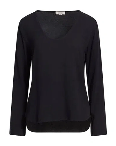 Crossley Woman Top Midnight Blue Size L Viscose