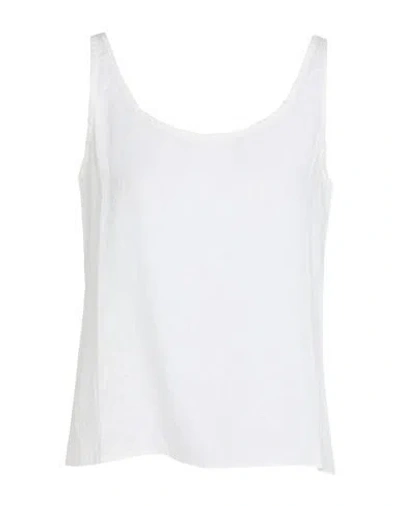 Crossley Woman Top Off White Size Xs Linen