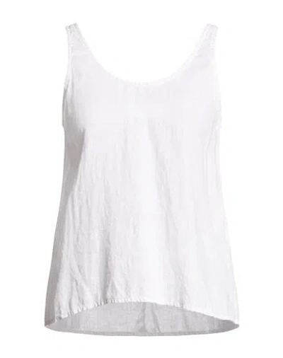 Crossley Woman Top White Size M Linen