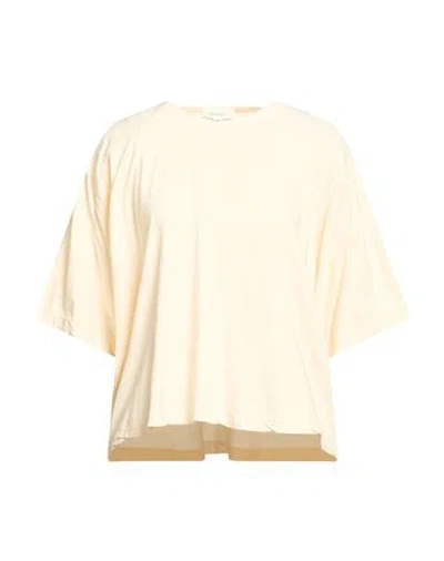 Crossley Woman T-shirt Apricot Size L Cotton In Neutral