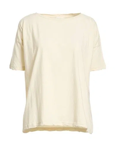 Crossley Woman T-shirt Beige Size L Cotton In Neutral