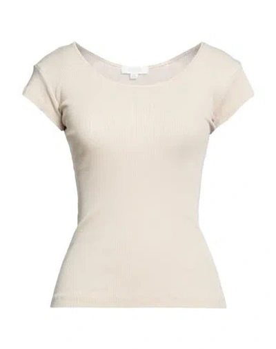 Crossley Woman T-shirt Beige Size S Cotton In Neutral