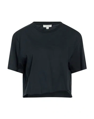 Crossley Woman T-shirt Charcoal Size L Cotton In Blue