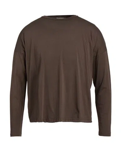 Crossley Woman T-shirt Dark Brown Size S Cotton